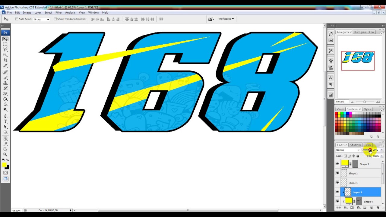 Detail Cara Membuat Nomor Start Di Photoshop Nomer 4
