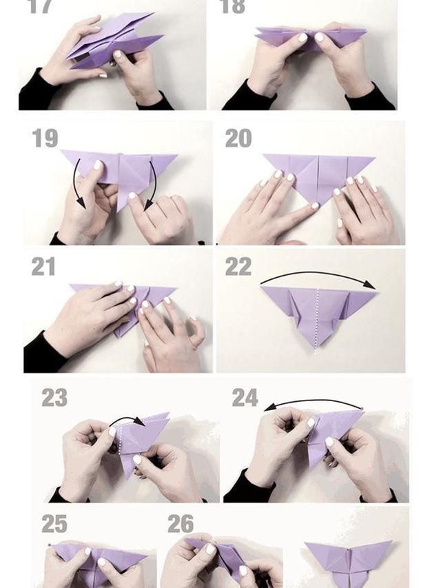 Detail Cara Membuat Origami Kupu Kupu Dari Kertas Nomer 6