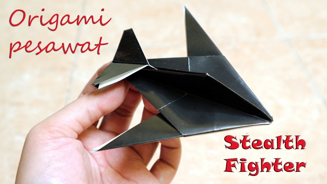Detail Cara Membuat Pesawat Dari Kertas Origami Nomer 16