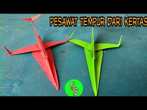 Detail Cara Membuat Pesawat Dari Kertas Origami Nomer 44