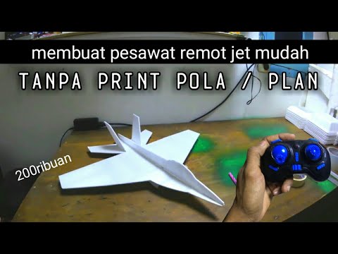 Detail Cara Membuat Pesawat Remote Control Sederhana Dari Gabus Nomer 8