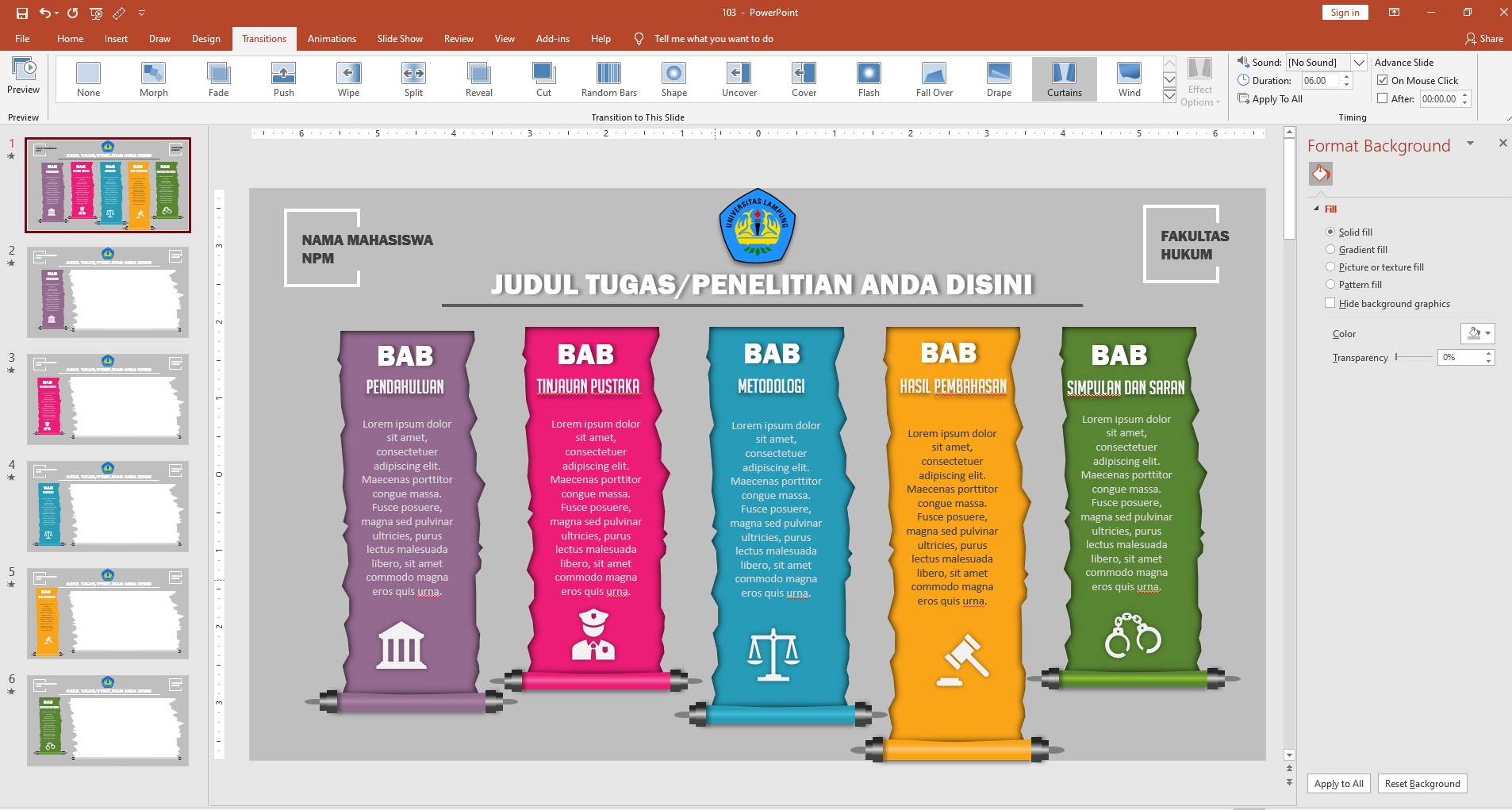 Detail Cara Membuat Powerpoint Yang Menarik Untuk Presentasi Skripsi Nomer 41