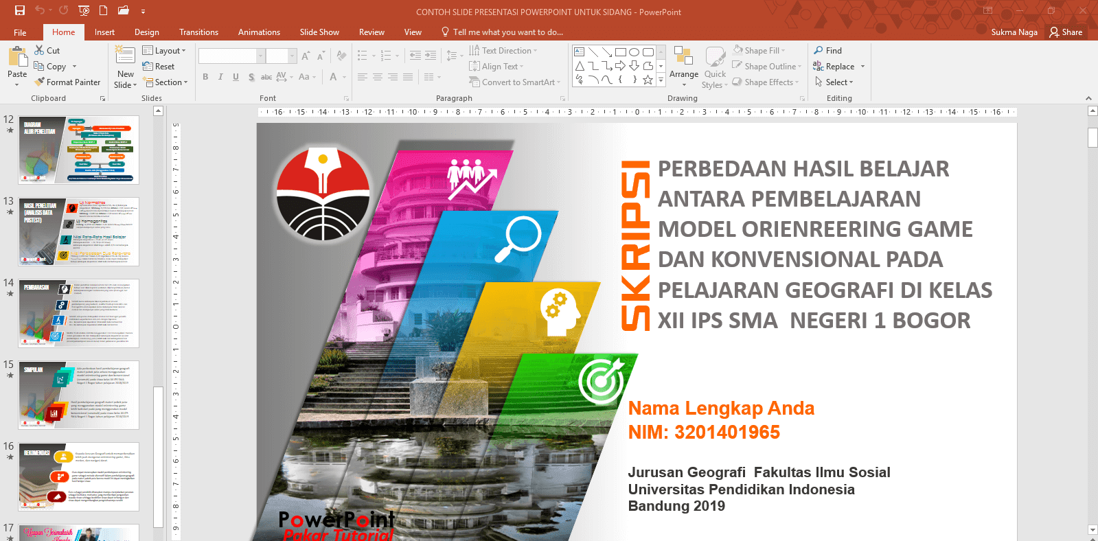 Detail Cara Membuat Ppt Untuk Sidang Skripsi Nomer 9