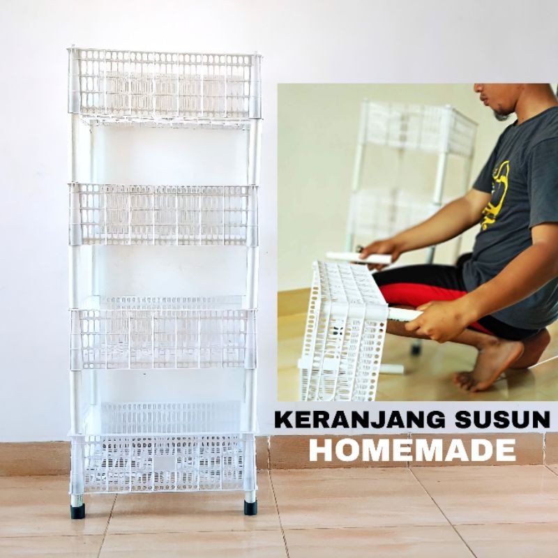 Detail Cara Membuat Rak Dari Keranjang Buah Nomer 20