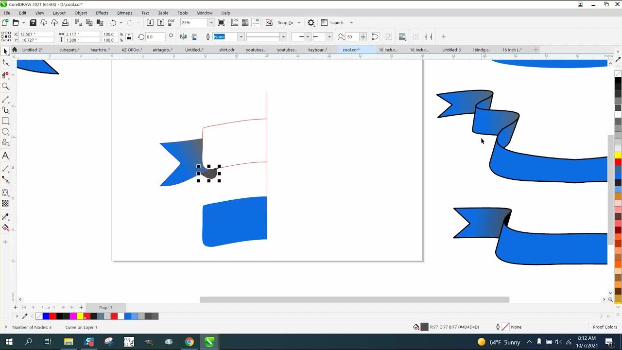 Detail Cara Membuat Ribbon Di Coreldraw Nomer 17