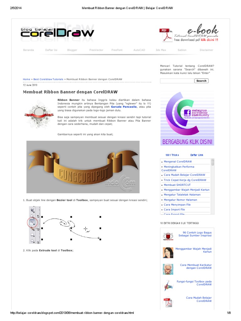 Detail Cara Membuat Ribbon Di Coreldraw Nomer 20