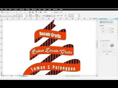 Detail Cara Membuat Ribbon Di Coreldraw Nomer 5