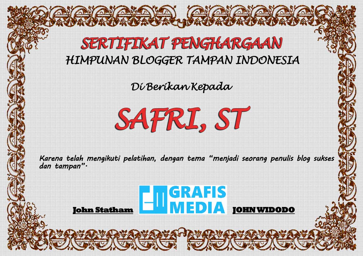 Detail Cara Membuat Sertifikat Pkl Nomer 20