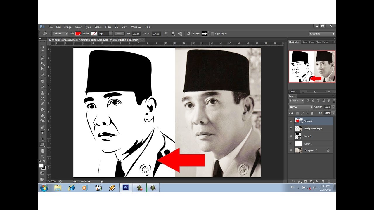 Detail Cara Membuat Siluet Wajah Dengan Photoshop Cs3 Nomer 14