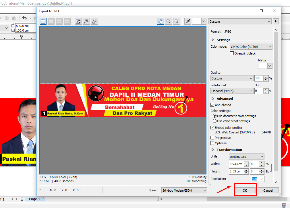 Detail Cara Membuat Spanduk Dengan Coreldraw X5 Nomer 53