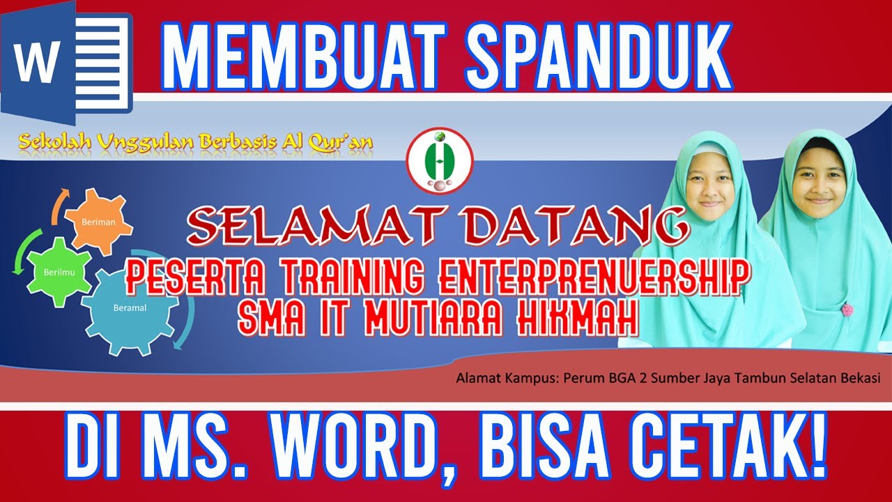 Detail Cara Membuat Spanduk Dengan Microsoft Word 2010 Nomer 2