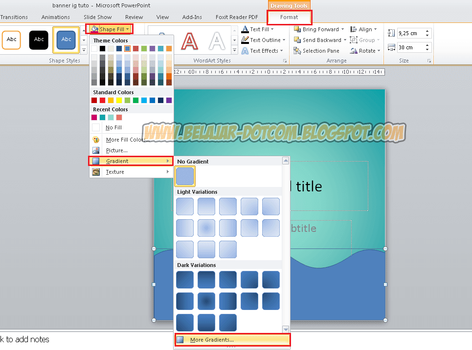 Detail Cara Membuat Spanduk Dengan Powerpoint Nomer 22