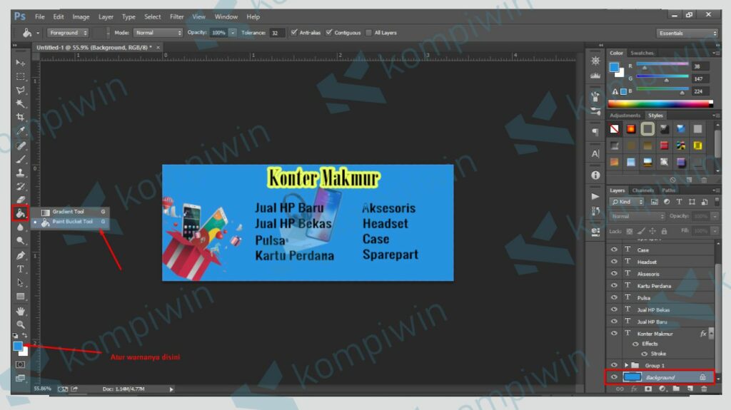 Detail Cara Membuat Spanduk Dengan Powerpoint Nomer 46