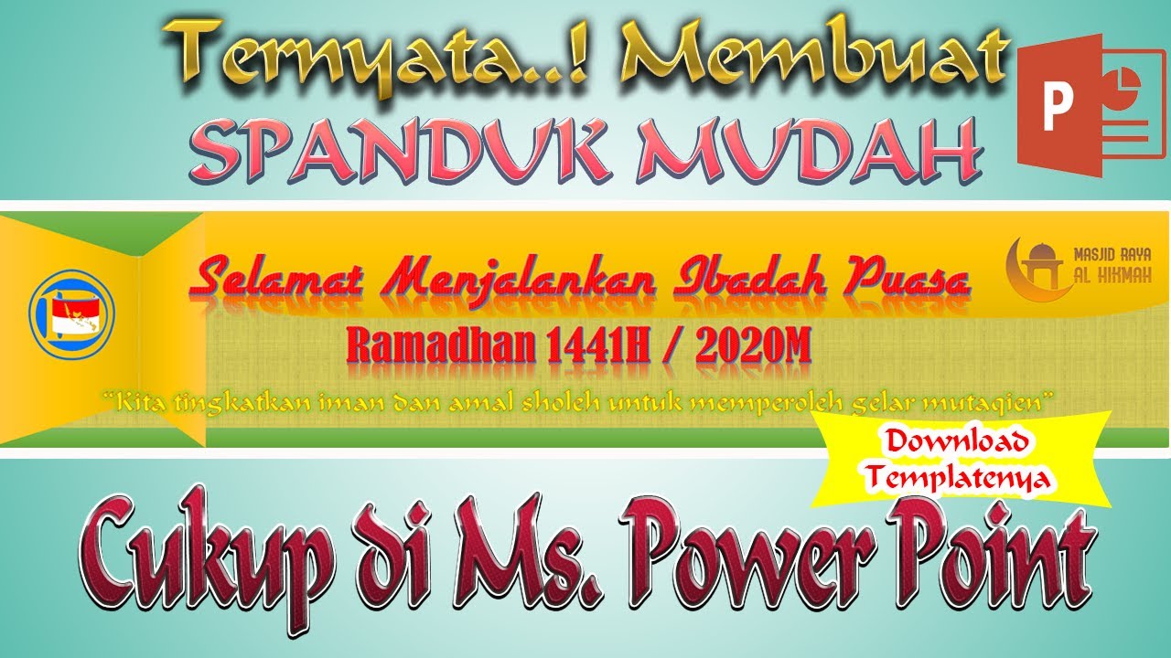 Detail Cara Membuat Spanduk Dengan Powerpoint Nomer 6