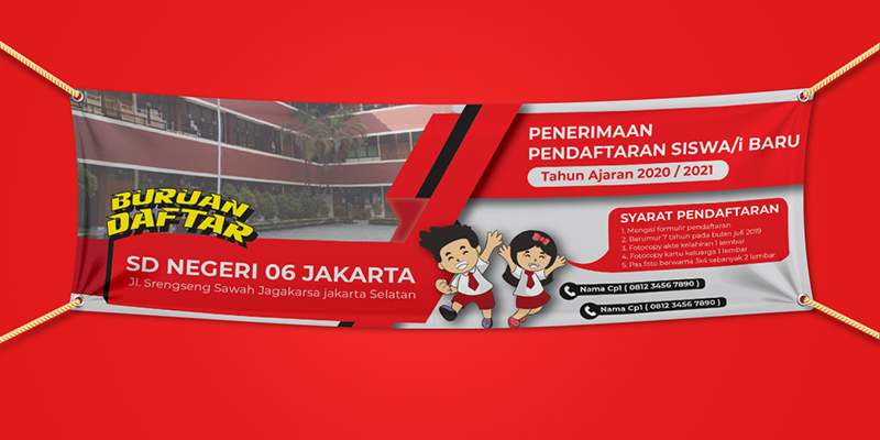 Detail Cara Membuat Spanduk Penerimaan Siswa Baru Dengan Coreldraw Nomer 28
