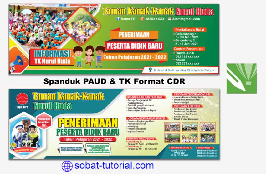 Detail Cara Membuat Spanduk Penerimaan Siswa Baru Dengan Coreldraw Nomer 9