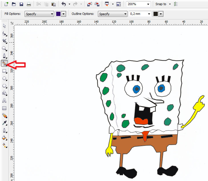 Detail Cara Membuat Spongebob Dengan Coreldraw Nomer 3