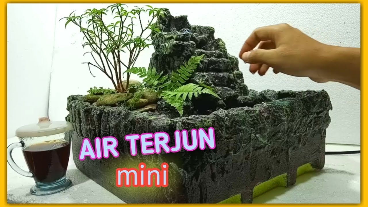 Detail Cara Membuat Tebing Air Terjun Aquarium Dari Styrofoam Nomer 12