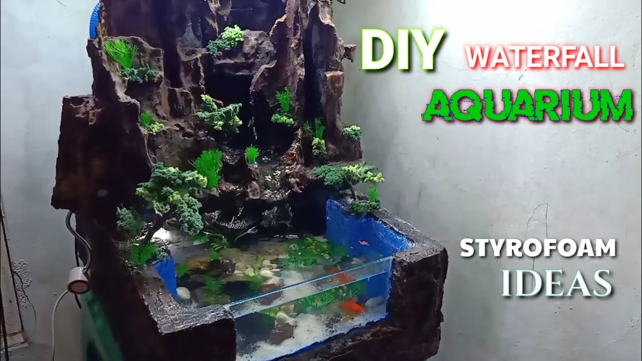 Detail Cara Membuat Tebing Air Terjun Aquarium Dari Styrofoam Nomer 25