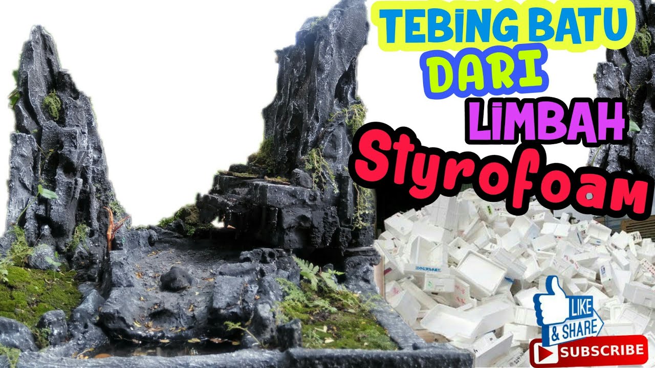 Detail Cara Membuat Tebing Air Terjun Aquarium Dari Styrofoam Nomer 6