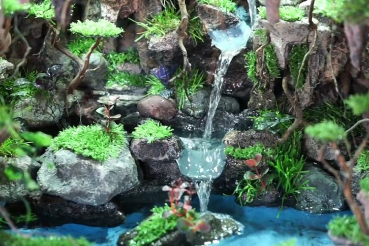 Detail Cara Membuat Tebing Air Terjun Aquarium Dari Styrofoam Nomer 51