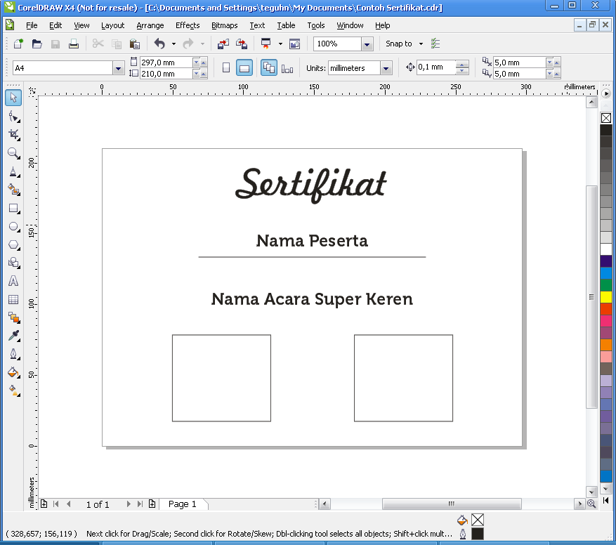 Detail Cara Membuat Template Di Coreldraw Nomer 11