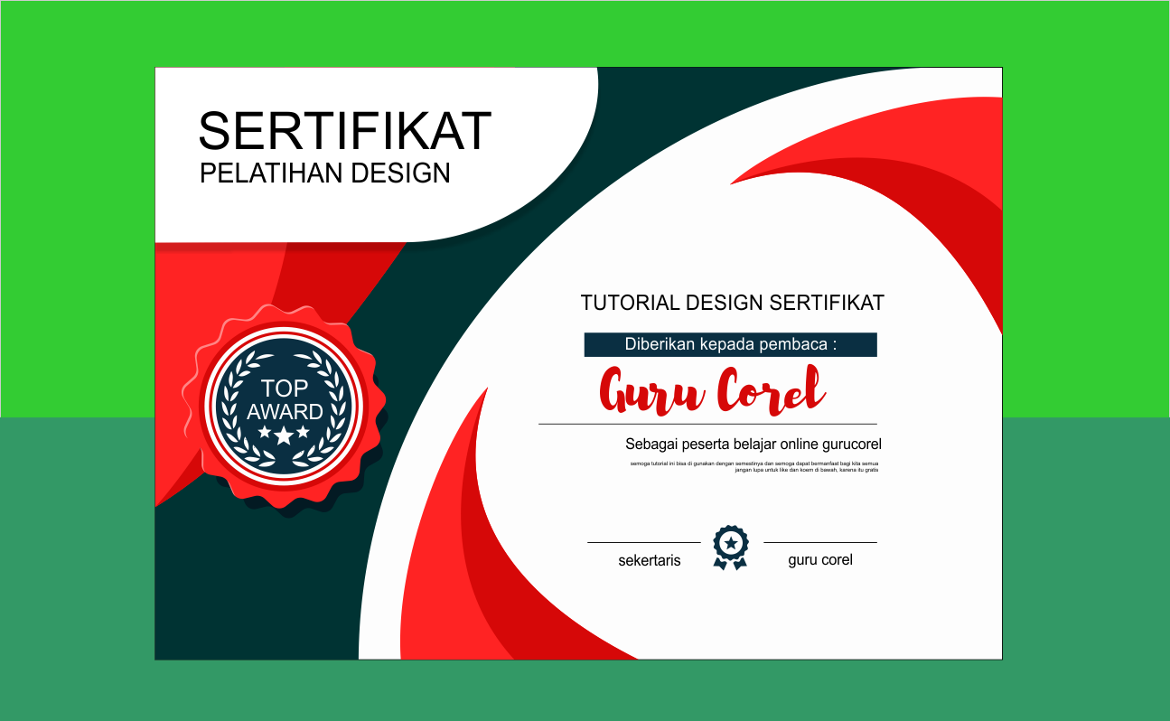 Detail Cara Membuat Template Di Coreldraw Nomer 25