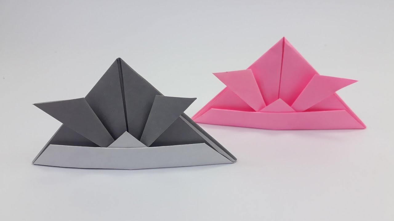 Detail Cara Membuat Topi Dari Kertas Origami Nomer 2