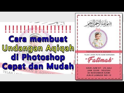 Detail Cara Membuat Undangan Aqiqah Dengan Photoshop Nomer 14