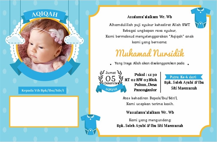 Detail Cara Membuat Undangan Aqiqah Dengan Photoshop Nomer 28