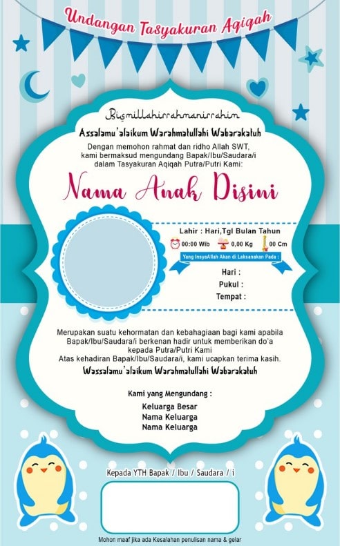 Detail Cara Membuat Undangan Aqiqah Dengan Photoshop Nomer 51