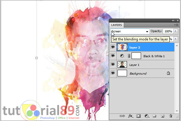 Detail Cara Membuat Watercolor Abstrak Dengan Photoshop Nomer 11