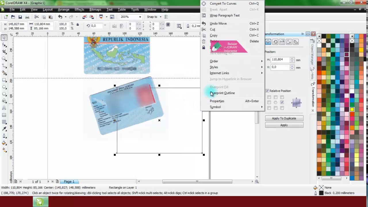 Detail Cara Memodifikasi Huruf Pada Coreldraw Nomer 32