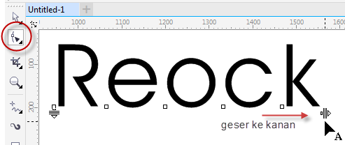 Detail Cara Memodifikasi Huruf Pada Coreldraw Nomer 5
