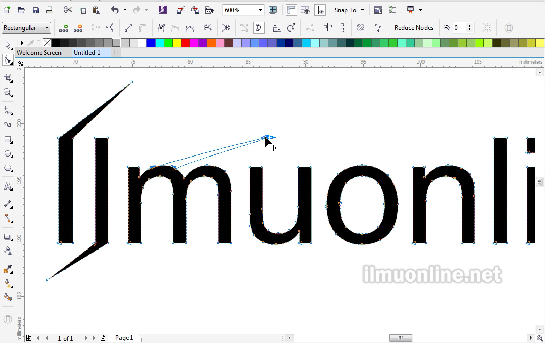 Detail Cara Memodifikasi Huruf Pada Coreldraw Nomer 7