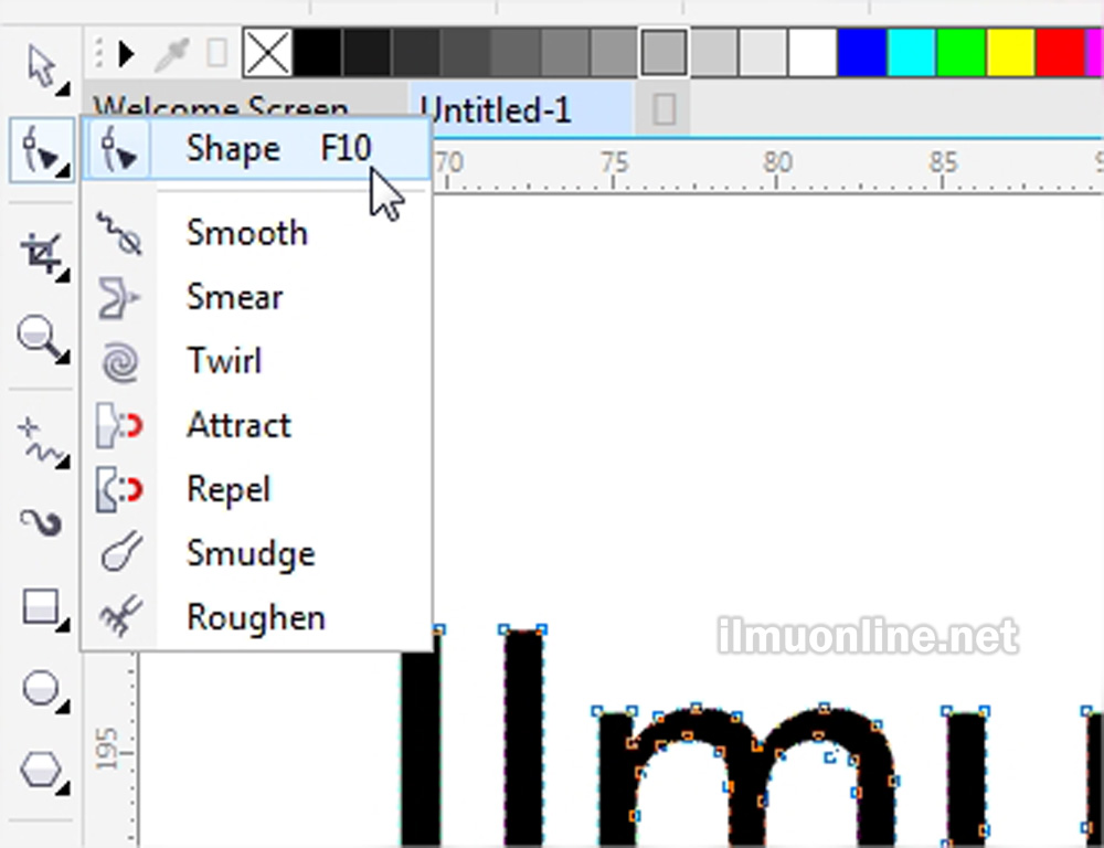 Detail Cara Memodifikasi Huruf Pada Coreldraw Nomer 10