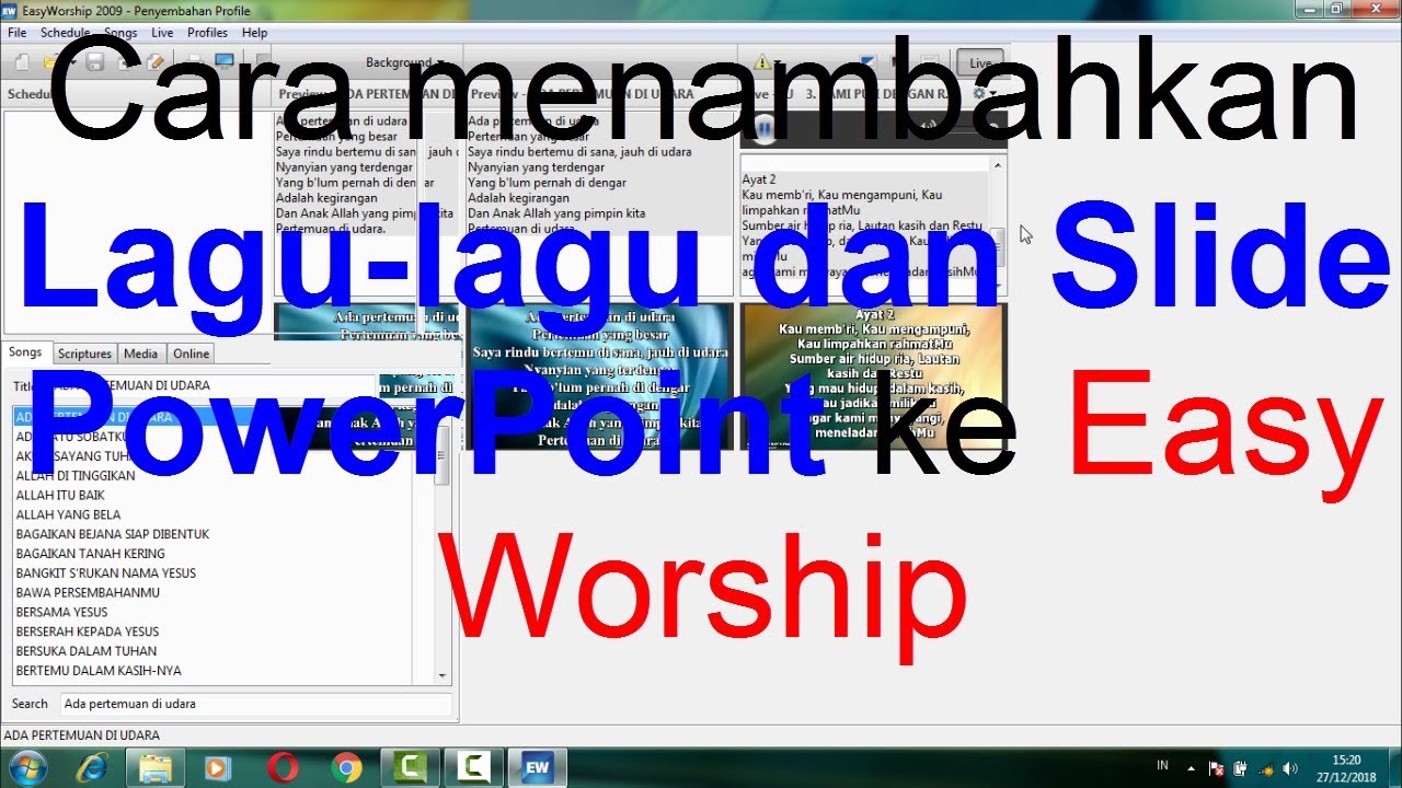 Detail Cara Menambahkan Background Di Easyworship 6 Nomer 33