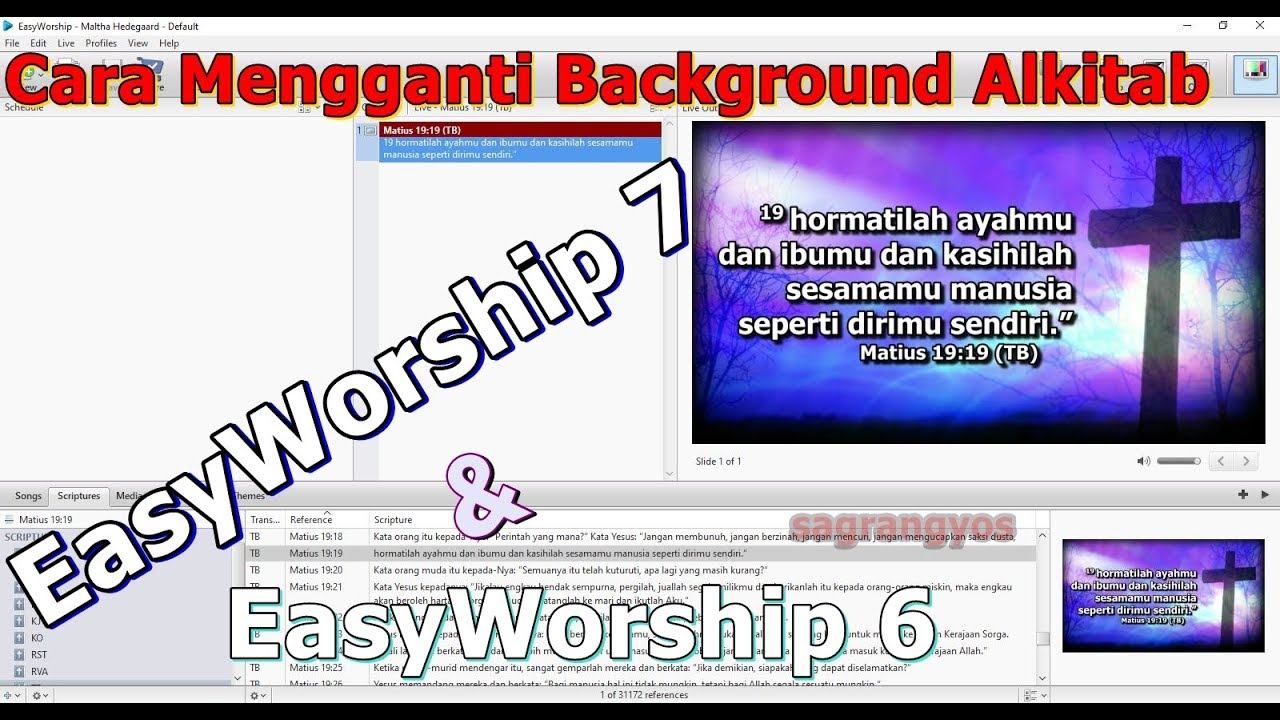 Detail Cara Menambahkan Background Di Easyworship 6 Nomer 8