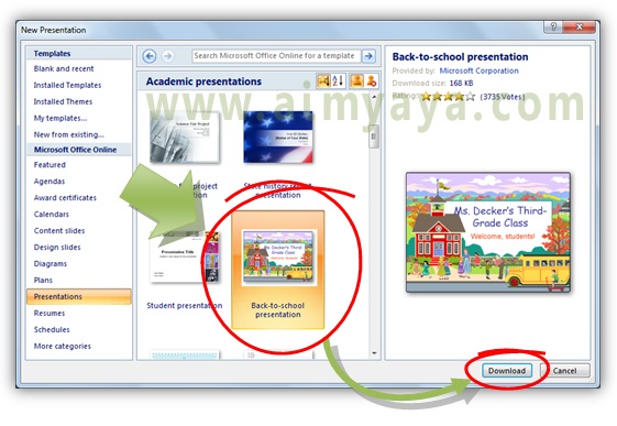 Detail Cara Mendownload Background Powerpoint Nomer 4