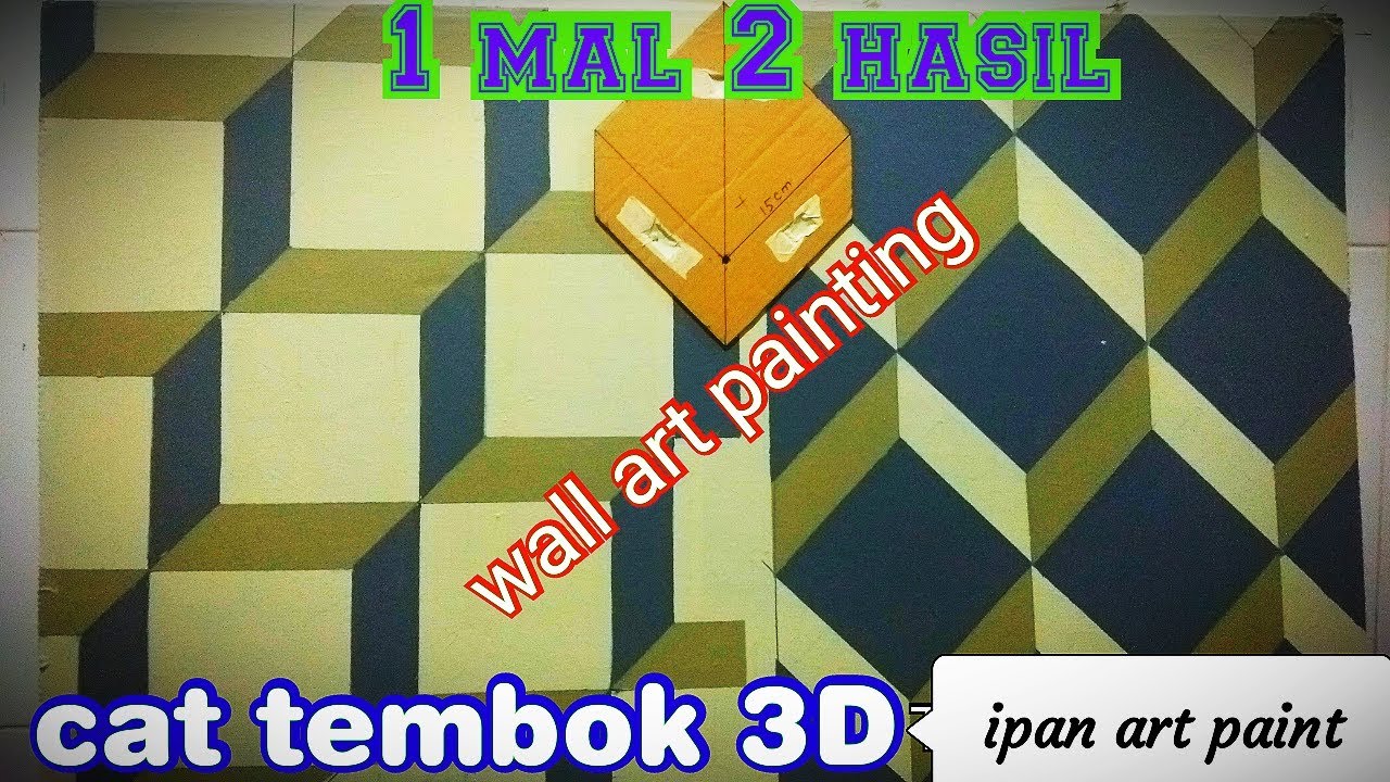 Detail Cara Mengecat Tembok Motif Garis 3d Nomer 30