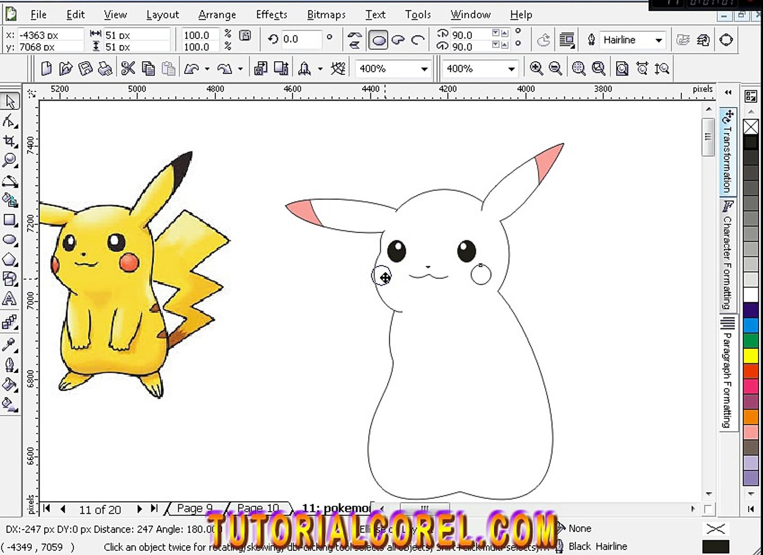 Detail Cara Menggambar Anime Dengan Coreldraw Nomer 9