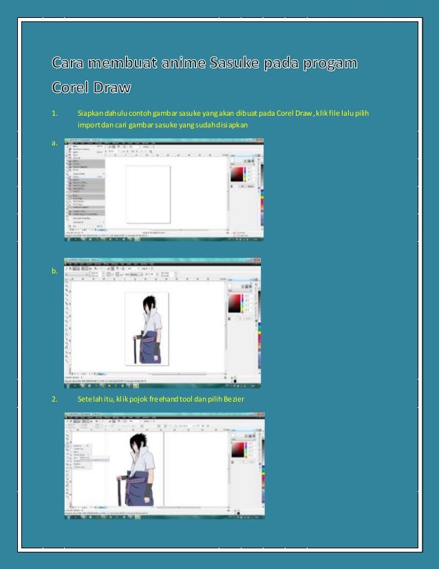 Detail Cara Menggambar Anime Dengan Coreldraw Nomer 27