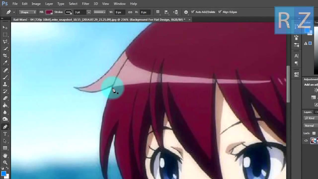 Detail Cara Menggambar Anime Di Photoshop Cs6 Nomer 3