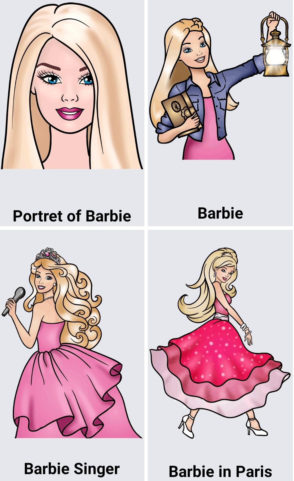 Detail Cara Menggambar Barbie Yang Gampang Nomer 12