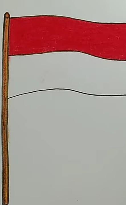 Detail Cara Menggambar Bendera Merah Putih Yang Bagus Nomer 11