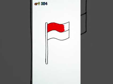 Detail Cara Menggambar Bendera Merah Putih Yang Bagus Nomer 12