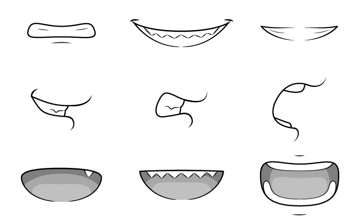 Detail Cara Menggambar Bibir Senyum Nomer 23