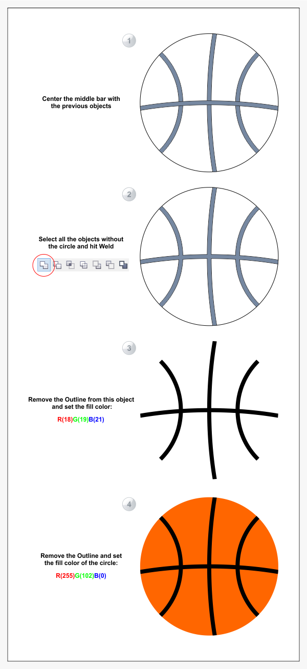 Detail Cara Menggambar Bola Basket Nomer 6
