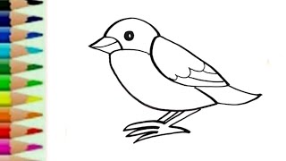 Detail Cara Menggambar Burung Dengan Mudah Nomer 9