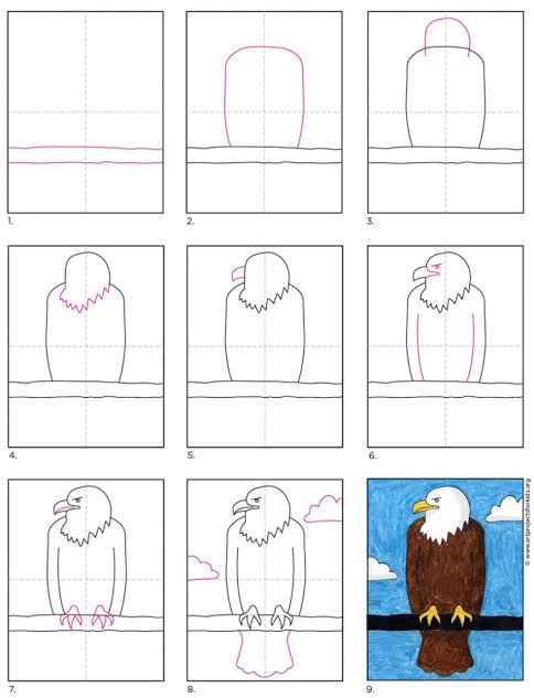 Detail Cara Menggambar Burung Yang Gampang Nomer 25